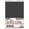 A4 Black Card 250gsm 6 Sheets