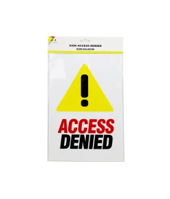Access Denied Sign 20x30cm