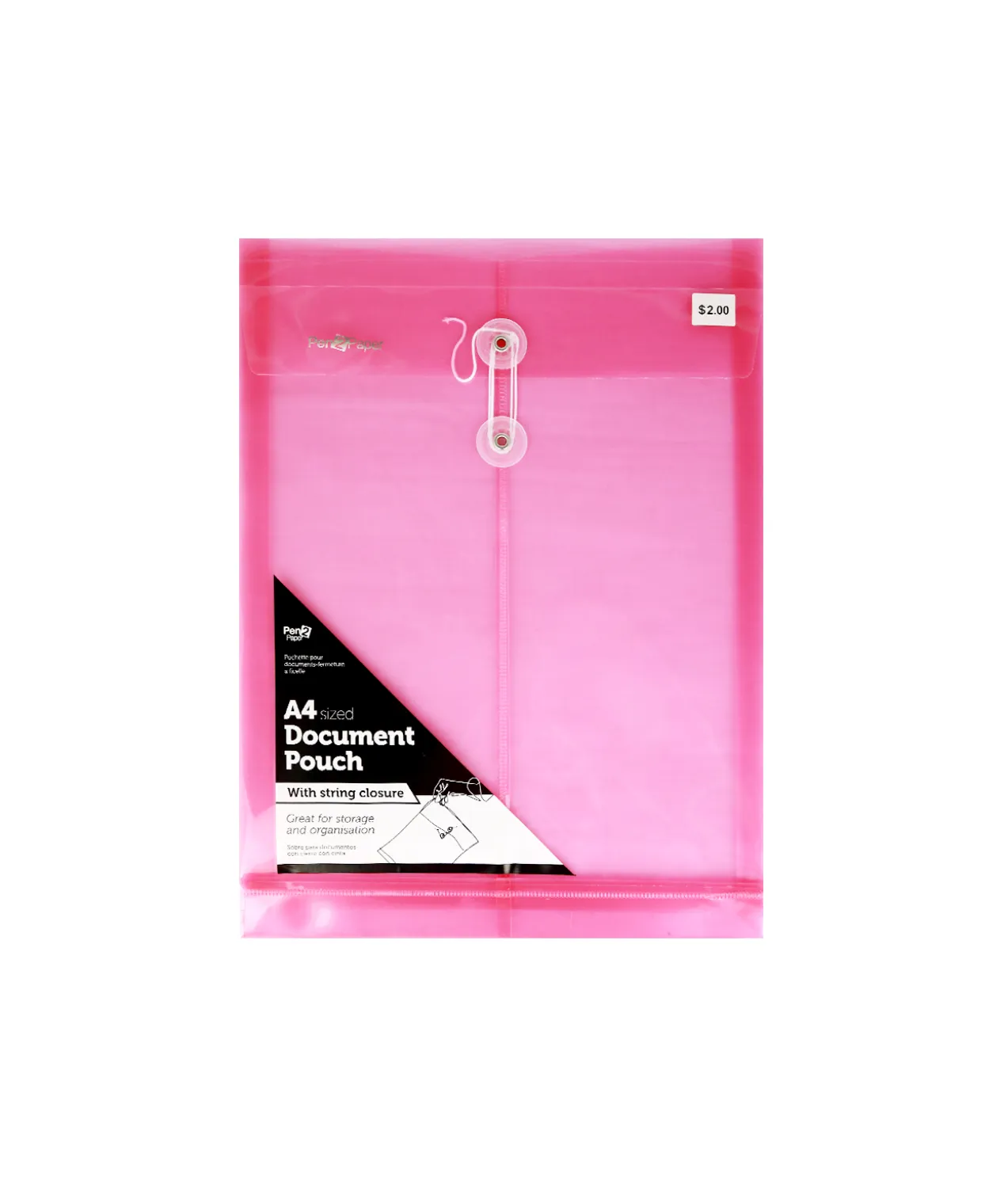 A4 Document Pouch Assorted