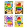 A5 Fidget Pop Notebook 80 sheets Assorted