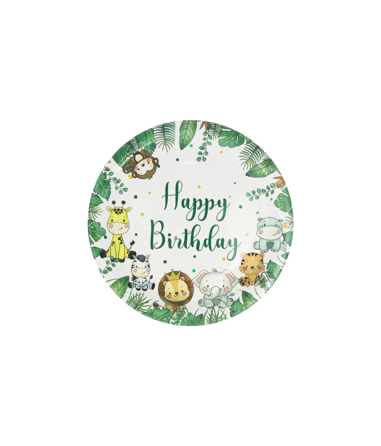 Animal Design Paper Plates 7in 12pk