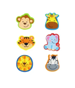 Animal Erasers 6pc