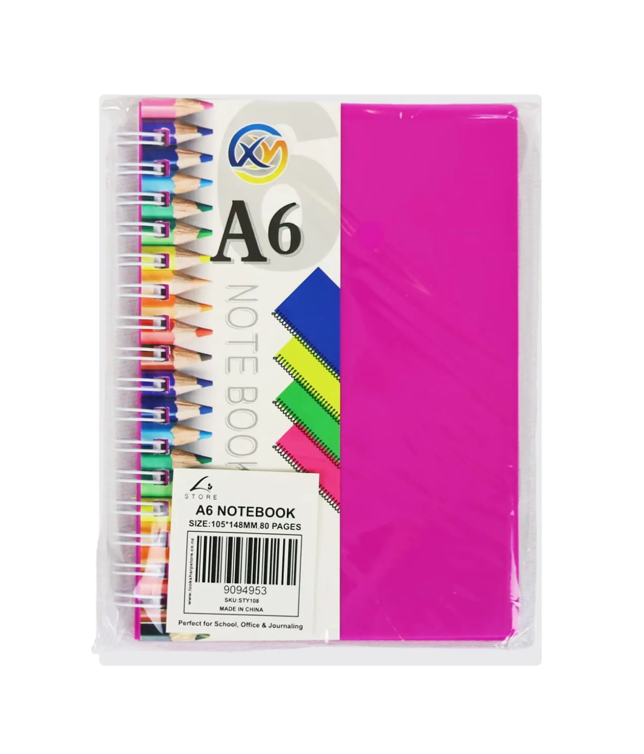 A6 Notebook 80 sheets 105 x 148mm