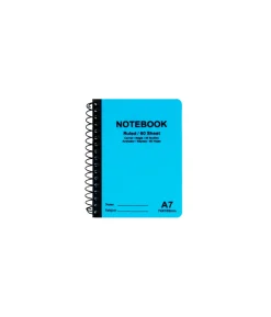 A7 Spiral Notebook Assorted