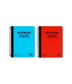 A7 Spiral Notebook Assorted