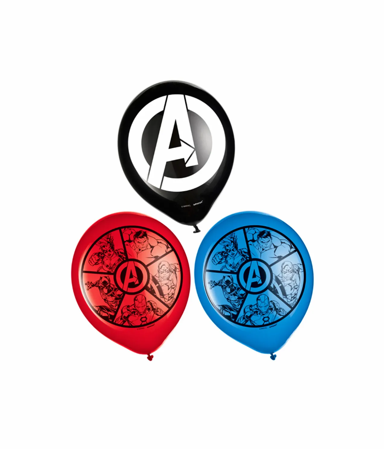 Avengers Latex Balloons 6pc