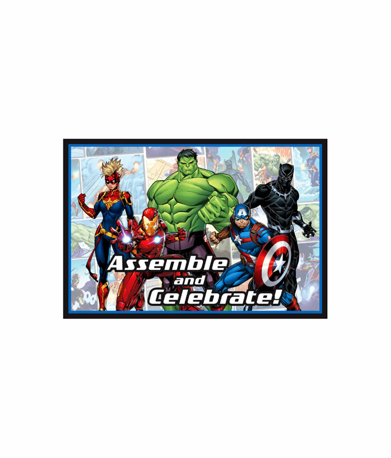 Avengers Postcard Invitations 8pk