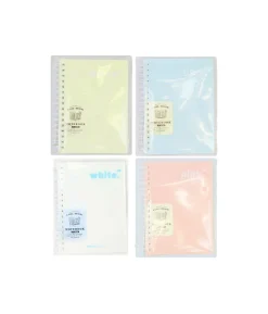A6 White Notebook Assorted