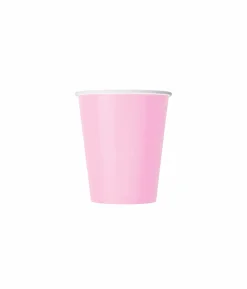 Baby Pink Paper Cups 20x9oz
