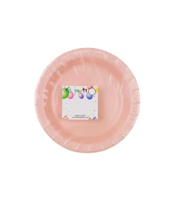 Baby Pink Paper Plates 100pk 9in