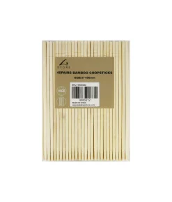Bamboo Chopsticks 5x195mm 40pk