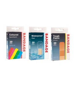 Bandages Assorted 30pk
