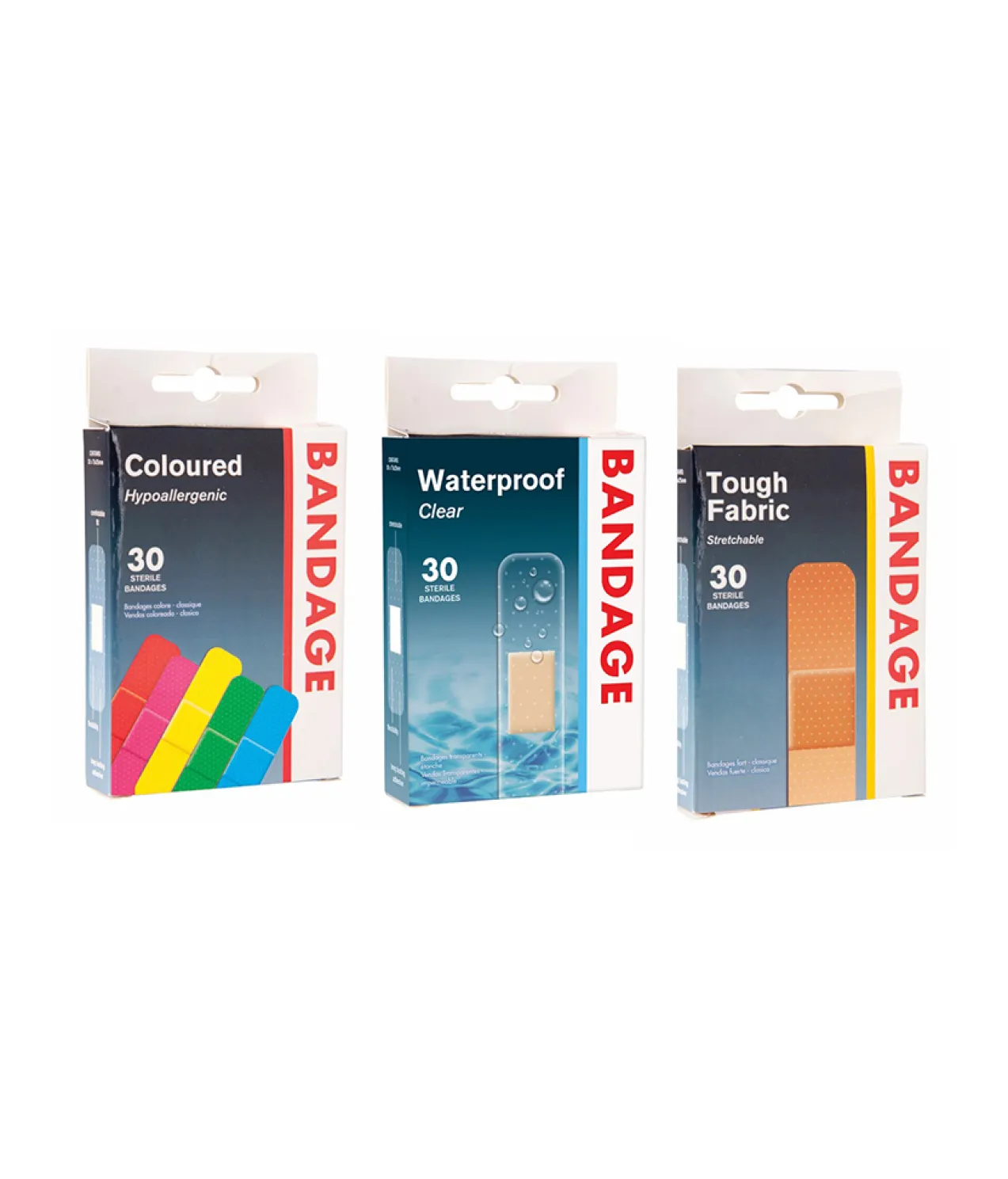 Bandages Assorted 30pk
