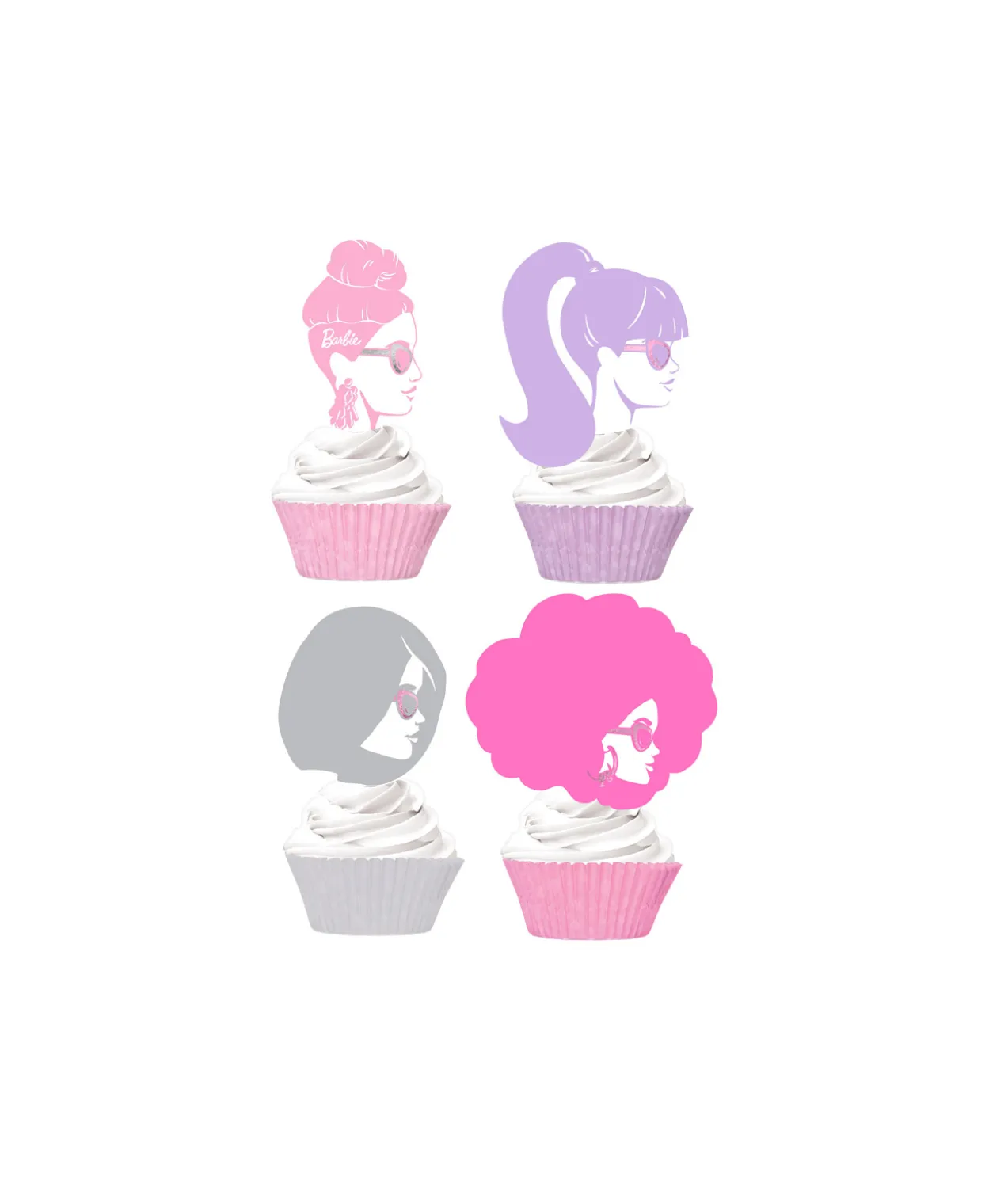 Barbie Cupcake & Pick Set 24pc