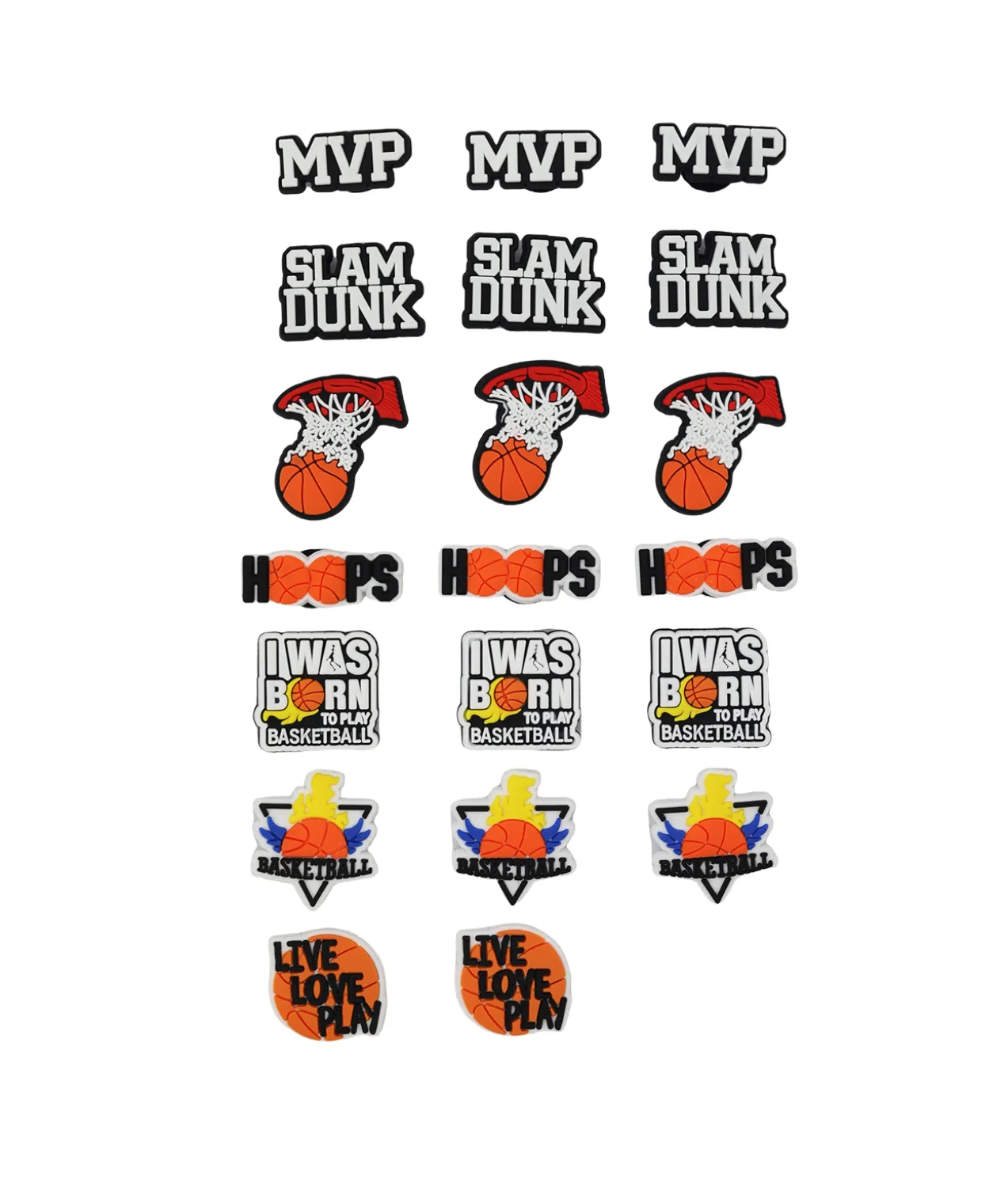 Basketball Shoe Charms 20pc