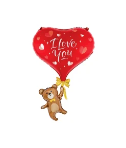 Bear With I love You Foil Balloon 42x69cm