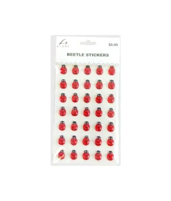 Beetle Stickers 19.5x10cm