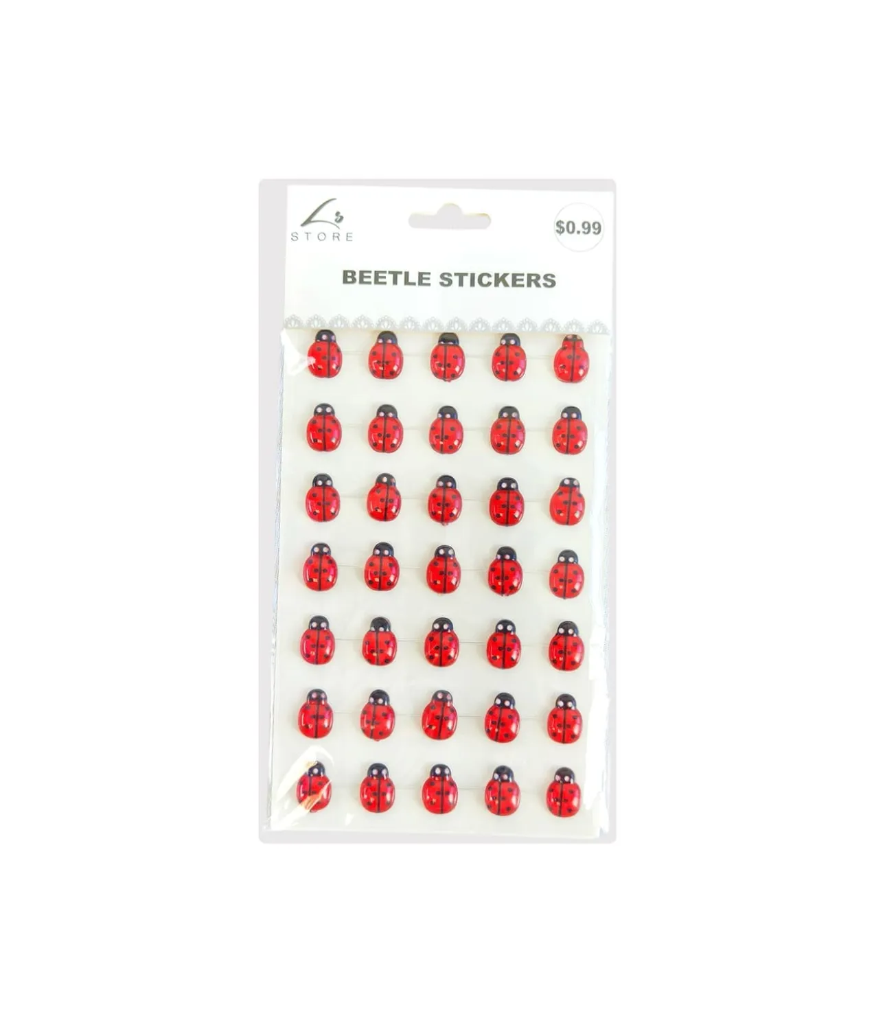 Beetle Stickers 19.5x10cm