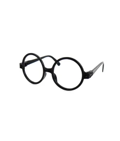 Big Black Round Framed Glasses 6pc