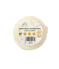 Big Emoji Sticker Roll 2.5×2.5cm 500pc
