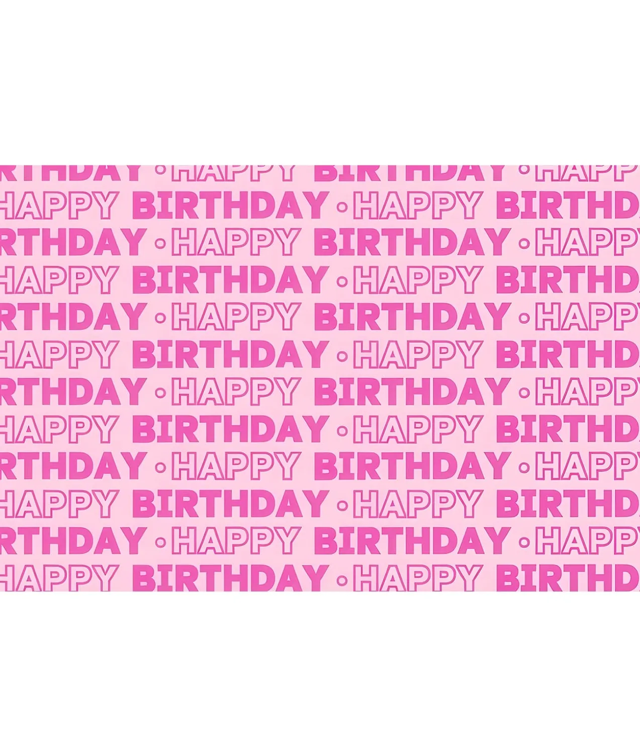 Birthday Wrapping Paper Pink/Blue Assorted 70cm x 5m