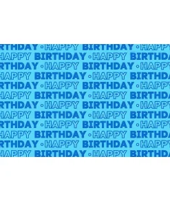 Birthday Wrapping Paper Pink/Blue Assorted 70cm x 5m