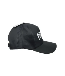 Black Adult Police Cap