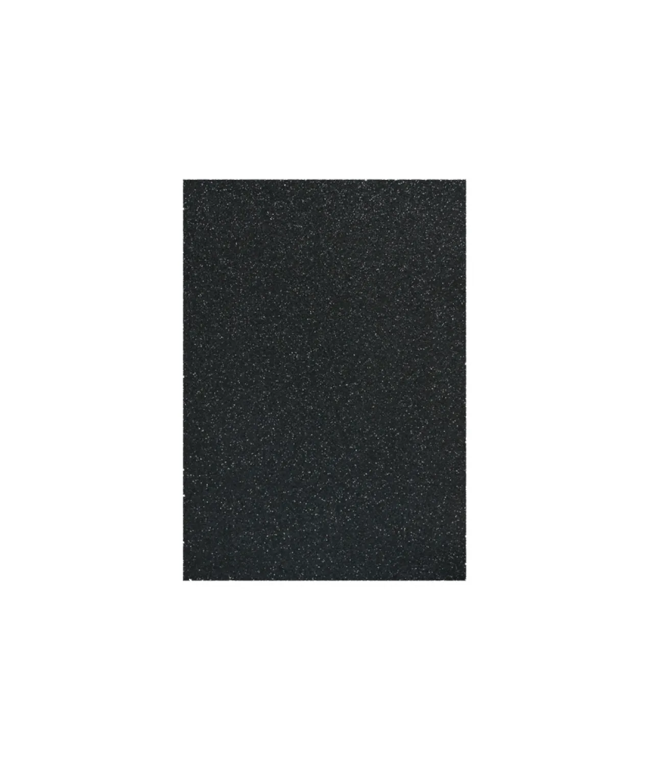 Black A4 Glitter EVA Foam Sheets 10pk