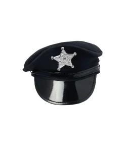 Black American Police Hat