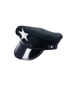 Black American Police Hat