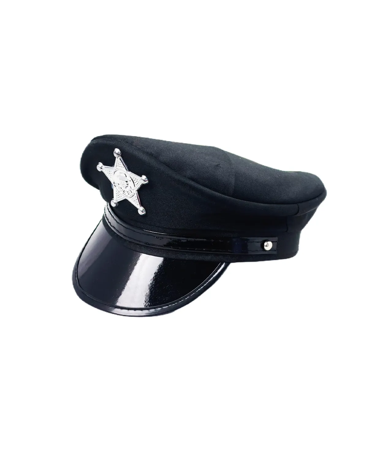 Black American Police Hat