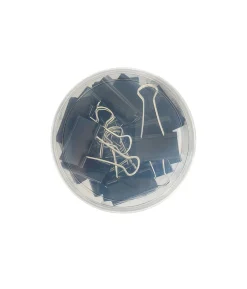 Black Binder Clip 24pc 3.2cm