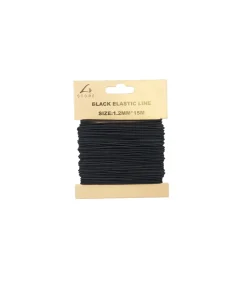 Black Craft Elastic Line 15m x 1.2mm