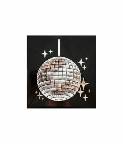 Black Disco Napkins 20pc