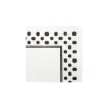 Black Dots Napkins 1py 100pc 30 x 30cm