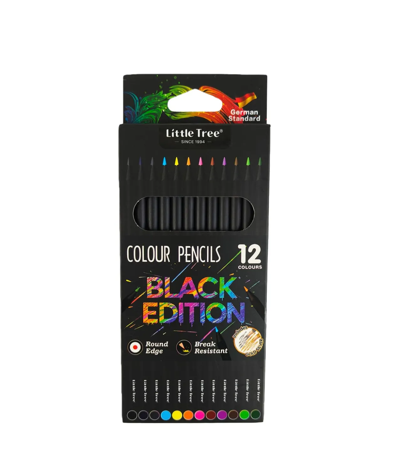 Black Edition Color Pencils 12 colors