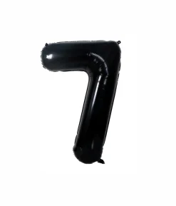 Black Foil Number Balloon 7