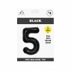 Black Foil Number Balloon 5