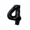 Black Foil Number Balloon 4