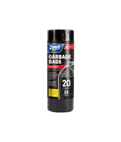 Black Garbage Bag Heavy Duty 20pc