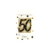 50 Black Gold Double-digit Candle 6.3cm