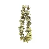 Black & Gold Metallic Flower Lei