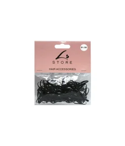 Black Hair Polyband 100pk