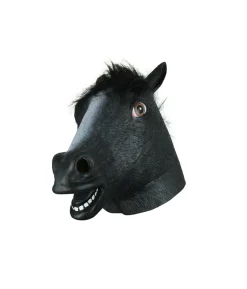 Black Horse Latex Mask