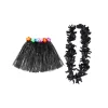 Black Hula Raffia Set 2pk