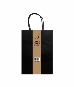 Black Large Paper Bag 2pcs