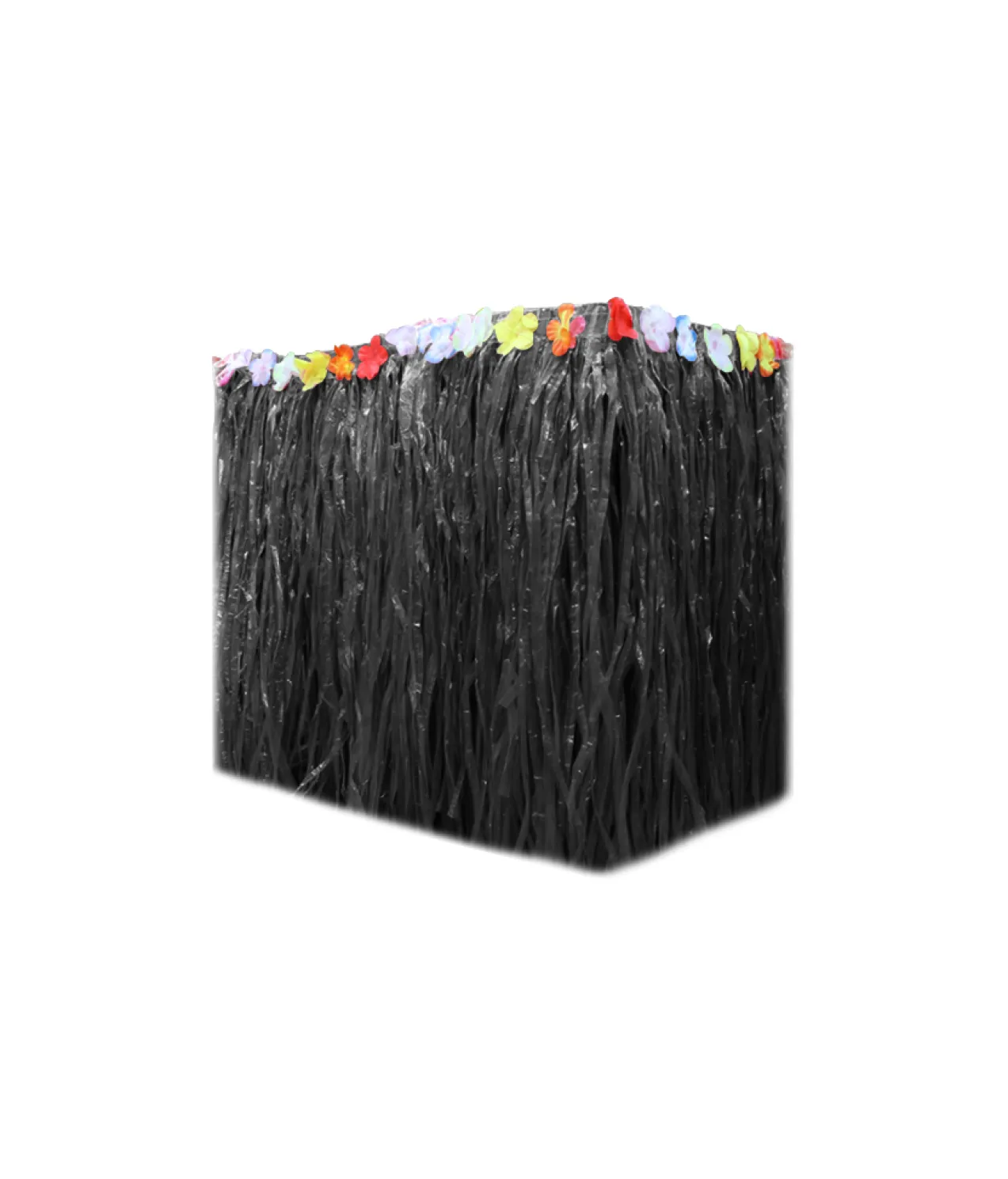 Black Luau Table Skirt 75x274cm