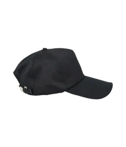 Black Metal Buckle Cap For Adult