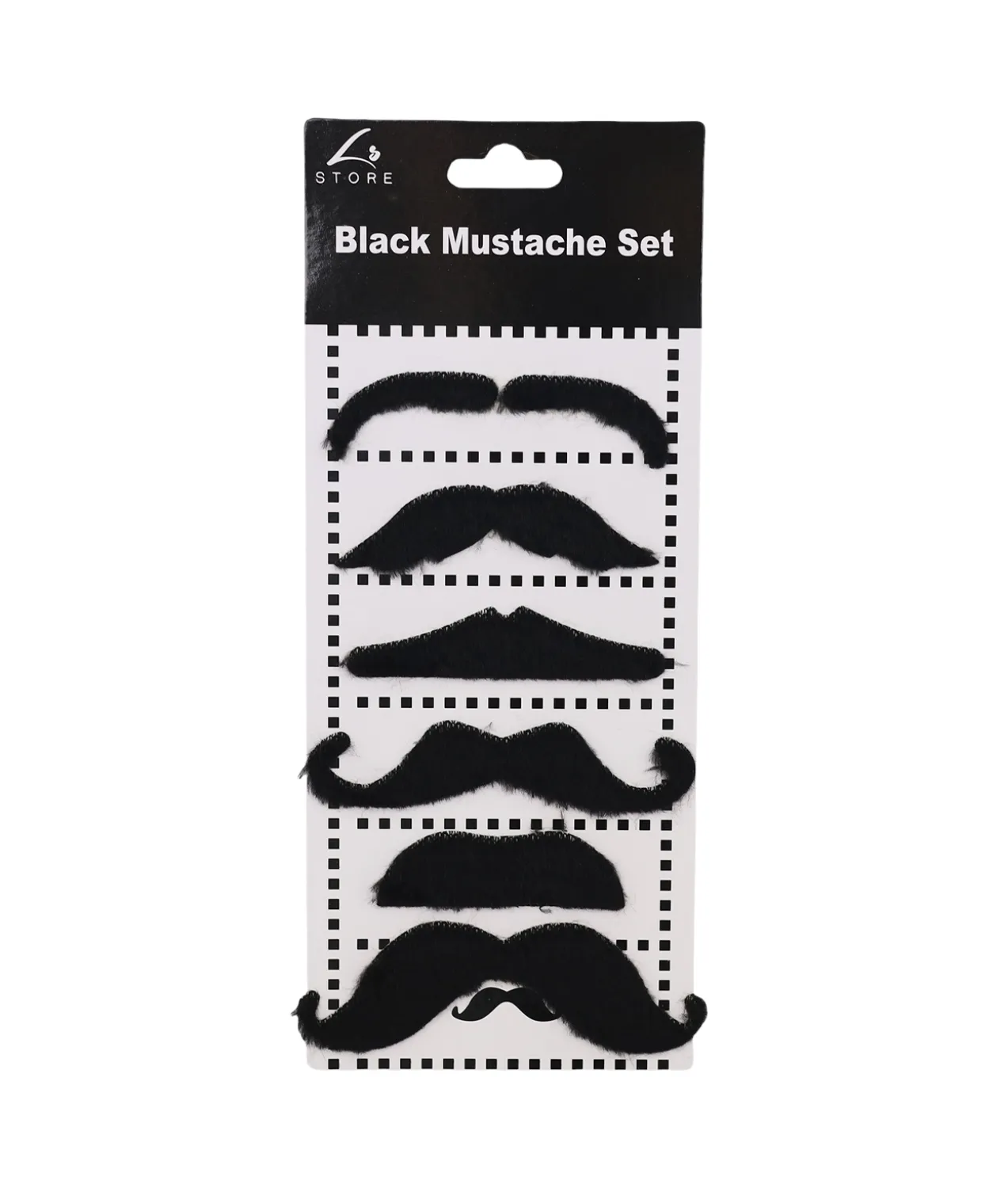 Black Mustache Set