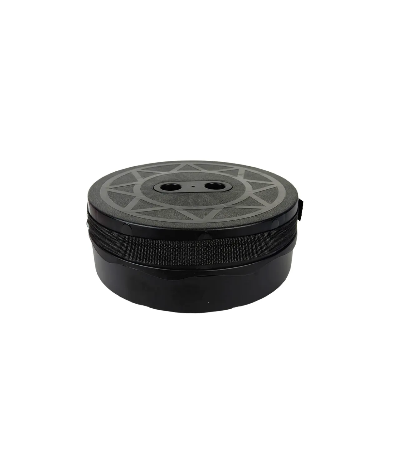 Black Outdoor Folding Stool 25×43.5cm